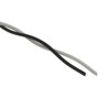 TE Connectivity SPEC 44 Series 0.24 mm² Black, White Hook Up Wire, 24 AWG, 19x36 AWG Core Strands, 100m 44A0121-24-0/9