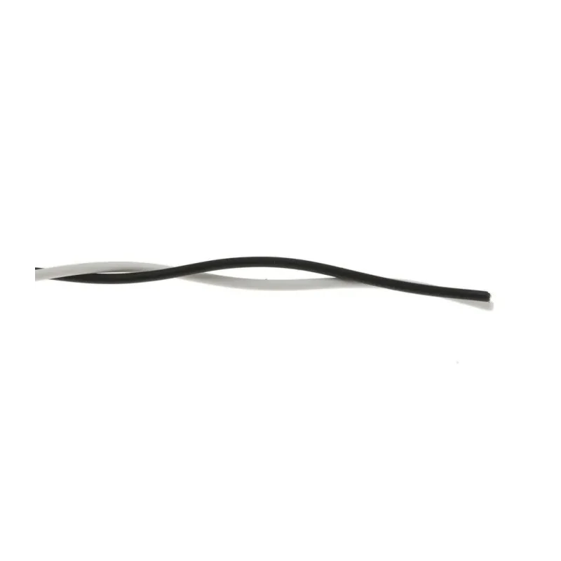 TE Connectivity SPEC 44 Series 0.24 mm² Black, White Hook Up Wire, 24 AWG, 19x36 AWG Core Strands, 100m 44A0121-24-0/9
