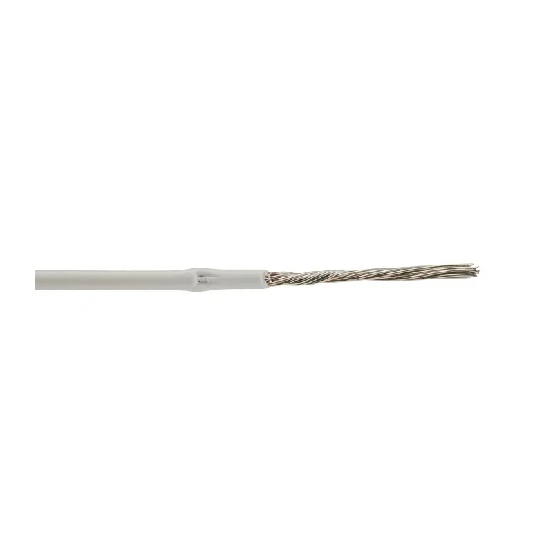 TE Connectivity Type 44 Series White 1.3 mm² Hook Up Wire, 16 AWG, 19x29 AWG Core Strands, 100 m, Polyalkene 44A0111-16-9