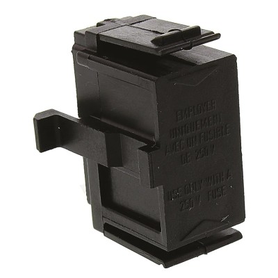 Schurter 10A Panel Mount Fuse Holder, 1 Pole for 5 x 20 mm Fuse, Manual Cap Style, 240V 4301.1407