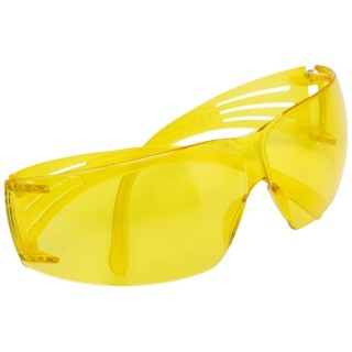 3M SecureFit 200 Eye Protection Anti-Mist Scratch Resistant Amber Polycarbonate Lens Frameless Polycarbonate Frame SF203AF-EU