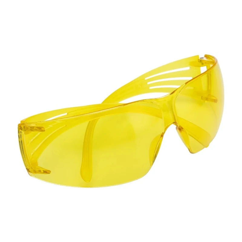3M SecureFit 200 Eye Protection Anti-Mist Scratch Resistant Amber Polycarbonate Lens Frameless Polycarbonate Frame SF203AF-EU