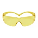 3M SecureFit 200 Eye Protection Anti-Mist Scratch Resistant Amber Polycarbonate Lens Frameless Polycarbonate Frame SF203AF-EU