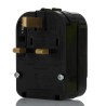PowerConnections Mains Connector Converter Europe to UK, 240V, 13A, Type F Schuko to Type G British 3-Pin SCP3-B-13A
