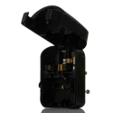 PowerConnections Mains Connector Converter Europe to UK, 240V, 13A, Type F Schuko to Type G British 3-Pin SCP3-B-13A