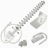 LPRS YAGI-14-2.4G WiFi Yagi Antenna with SMA Male Connector, 2.4GHz, 14dBi Gain, Wall/Pole Mount, Omni-Directional, China