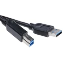 Roline USB Cable Male USB Type A to Male USB 3.0 USB B Black 1.8 m 11.02.8870-50