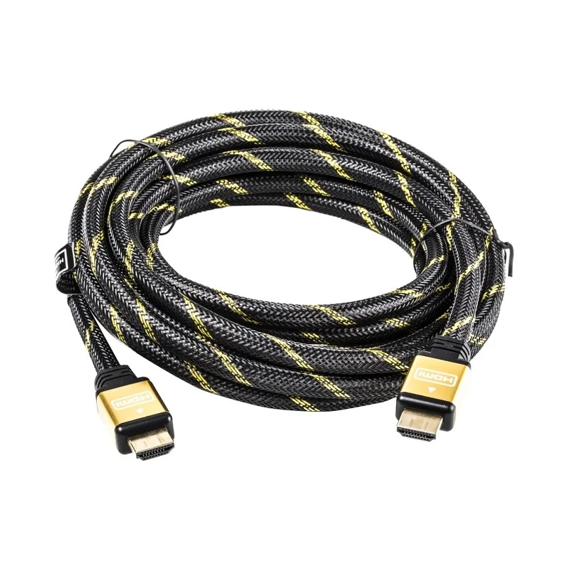 Roline Gold Series 5 m High Speed Male HDMI to Male HDMI Cable Black and Gold 11.04.5505-10