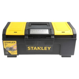Stanley 2 Drawer Plastic Tool Box Black Yellow 218 mm Height 410 mm Width 410 mm 1-79-216