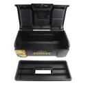 Stanley 2 Drawer Plastic Tool Box Black Yellow 218 mm Height 410 mm Width 410 mm 1-79-216