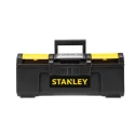 Stanley 2 Drawer Plastic Tool Box Black Yellow 218 mm Height 410 mm Width 410 mm 1-79-216