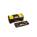 Stanley 2 Drawer Plastic Tool Box Black Yellow 218 mm Height 410 mm Width 410 mm 1-79-216