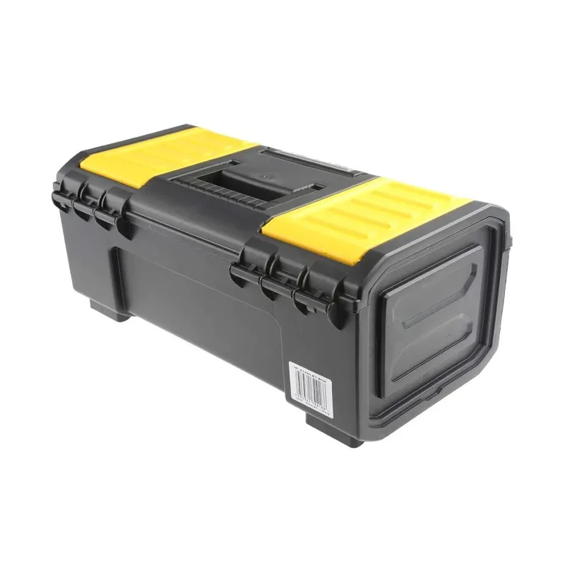 Stanley 2 Drawer Plastic Tool Box Black Yellow 218 mm Height 410 mm Width 410 mm 1-79-216