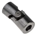 RS PRO Universal Joint Steel Plain Joint Bored Hub 12mm Bore 25mm Hub Diameter 56mm Length 790-6706