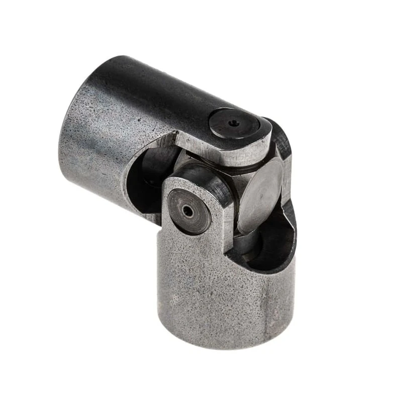 RS PRO Universal Joint Steel Plain Joint Bored Hub 12mm Bore 25mm Hub Diameter 56mm Length 790-6706