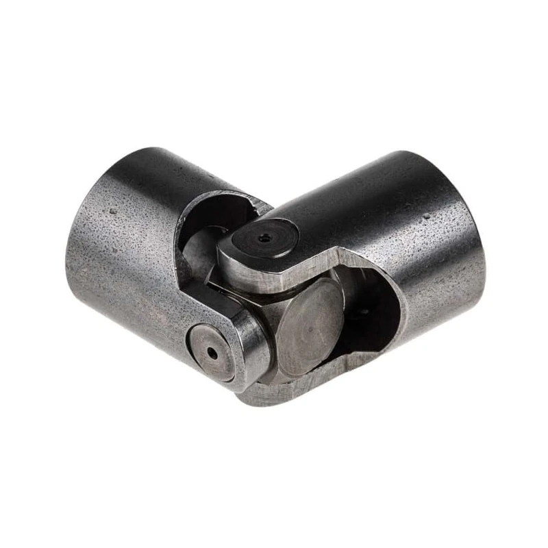RS PRO Universal Joint Steel Plain Joint Bored Hub 12mm Bore 25mm Hub Diameter 56mm Length 790-6706