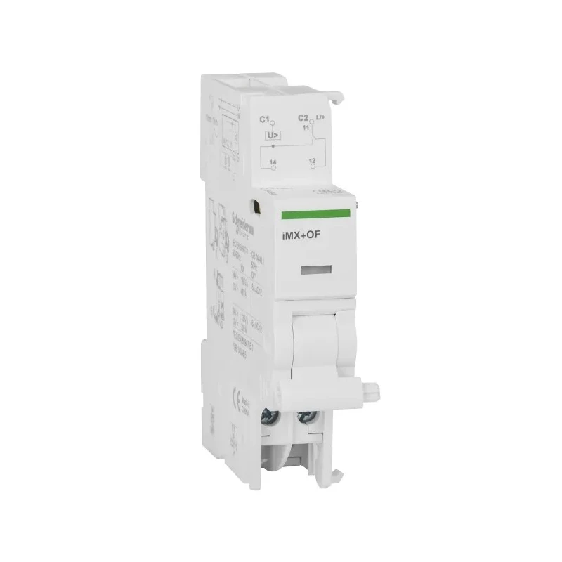 Schneider Electric 24V AC/DC DIN Rail Shunt Trip Circuit Trip for use with IDPN Vigi, RCA, IlD MCB, Ild Double A9A26948