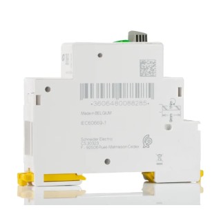 Schneider Electric 250V AC DIN Rail Push Button Circuit Trip A9E18036