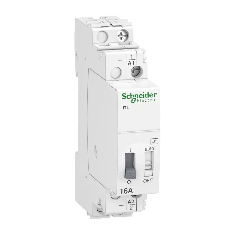 Schneider Electric DIN Rail Power Relay 230V AC Coil 16A Switching Current SPST Acti9 iTL A9C30811