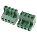 RS PRO Pluggable Terminal Block 4-Contact 5.08 mm Pitch 1 Row 300V 16A Screw Connection 790-0708