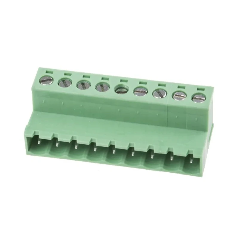 RS PRO Pluggable Terminal Block 9-Contact 5.08 mm Pitch 1 Row 300V Current 12A Polyamide Housing 790-0821