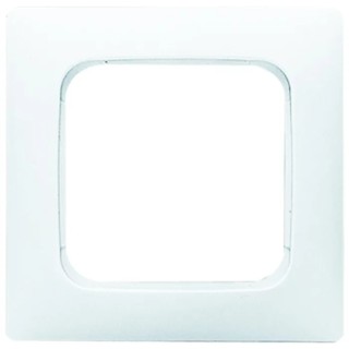 Busch Jaeger - ABB White Thermoplastic 1 Gang Frame 81x81x11mm 2511-214K-102