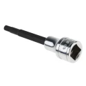 Facom 1/2 in Hex Drive Steel Chrome Finish Socket 36mm Overall SHP.6LA