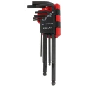 RS PRO 7 Piece L Metric Hex Key Set, Hex Sizes 1.5 mm to 6.0 mm, Silicon Steel, Phosphate Finish 83SH.JP7