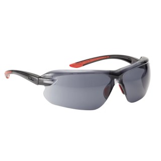 Bolle Safety IRI-s Safety Glasses Smoked Polycarbonate Lens Anti-Scratch Anti-Fog Coating IRIPSF