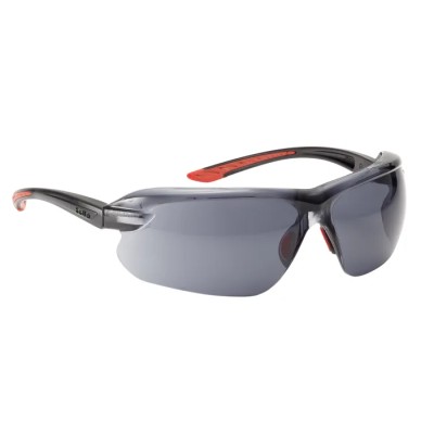 Bolle Safety IRI-s Safety Glasses Smoked Polycarbonate Lens Anti-Scratch Anti-Fog Coating IRIPSF