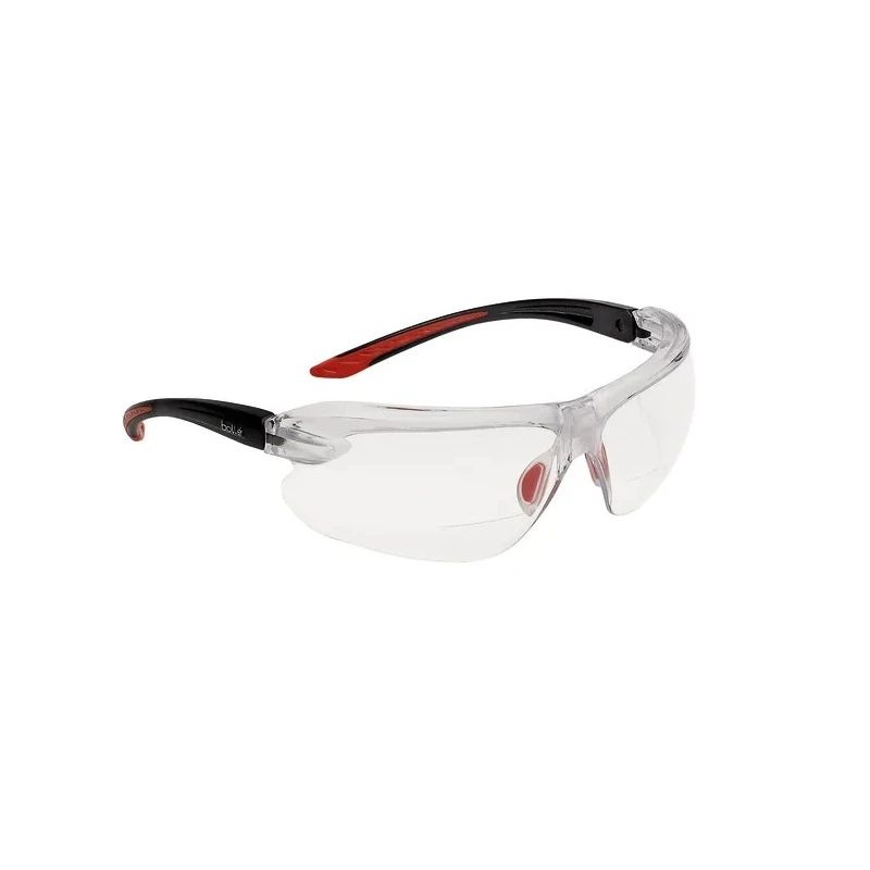 Bolle Safety IRI-s Semi-Framed Safety Glasses with Anti-Mist Scratch Resistant Clear Polycarbonate Lens IRIDPSI2