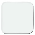 Busch Jaeger - ABB White Thermoplastic 1 Gang Light Switch Cover 2506-214