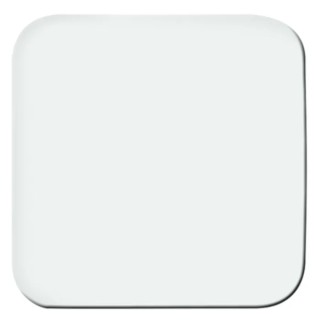 Busch Jaeger - ABB White Thermoplastic 1 Gang Light Switch Cover 2506-214
