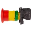 Schneider Electric Harmony Series Pull Release Emergency Stop Push Button, Panel Mount, 22 mm Cutout, 1 NC, IP66 XB5AT842
