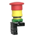 Schneider Electric Harmony Series Pull Release Emergency Stop Push Button, Panel Mount, 22 mm Cutout, 1 NC, IP66 XB5AT842