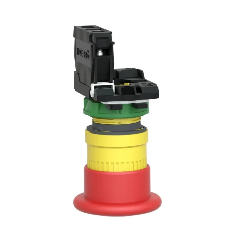 Schneider Electric Harmony Series Pull Release Emergency Stop Push Button, Panel Mount, 22 mm Cutout, 1 NC, IP66 XB5AT842