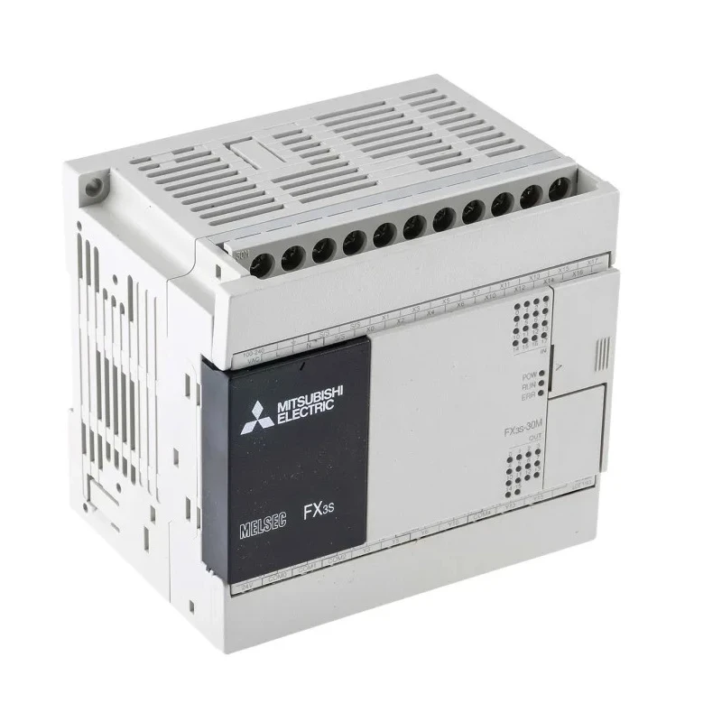 RS PRO FX3S Series PLC CPU, 16-Input, DC Input, 14 Outputs, Relay and Transistor Output FX3S-30MR/ES