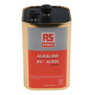RS PRO 6 V, 15 Ah Alkaline Lantern Battery 790-4681