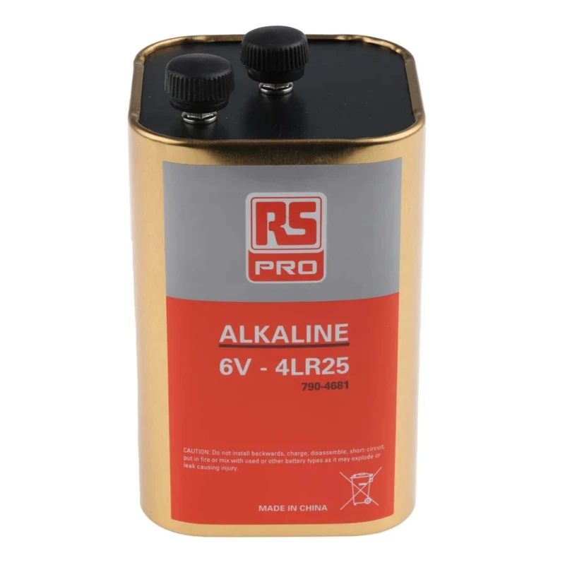 RS PRO 6 V, 15 Ah Alkaline Lantern Battery 790-4681