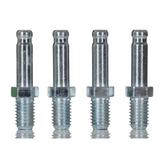Tente Stem Fitting Cast Iron 15 mm Threaded Stem M10 x 15mm Castor Accessory S70-10x15 / 8
