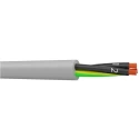 AXINDUS Control Cable 3 Cores 0.75mm² 18 AWG Stranded Bare Copper PVC Jacket Grey Unscreened 300/500V 50m H05VV5F