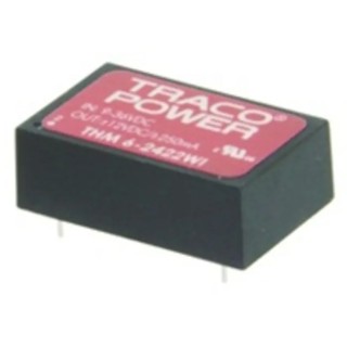 TRACOPOWER DC/DC Converter THM 6-4815WI, 6W, 24V DC Output, 18V to 75V DC Input, PCB Mount, DIP-24 Package, 90°C Max Temp