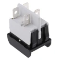 APEM Illuminated DPST On-Off On-Off Rocker Switch Panel Green Actuator 16A 250V AC 2600 Series 2641LP/2A23321L110V3