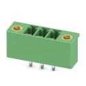 Phoenix Contact MCV 1.5/3-GF-3.81-LR Series Pluggable Terminal Block, 3-Contact, 3.81 mm Pitch, 8A, 1 Row, Polyamide 1818193