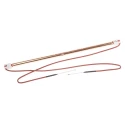 RS PRO 1.5 kW Infrared (IR) Heat Lamp Gold Finish 350 mm Length SK15 230V SK15