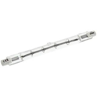 RS PRO 500 W R7S Infrared (IR) Heat Lamp 118 mm Diameter 10 mm Quartz Clear Tube 230V 796-0312