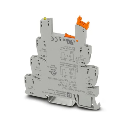 Phoenix Contact 1 Way DIN Rail Relay Socket Screw Terminal PLC-BSC-TTL/1 2982689