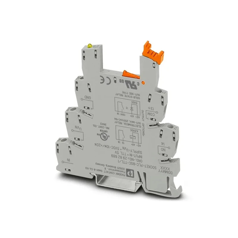 Phoenix Contact 1 Way DIN Rail Relay Socket Screw Terminal PLC-BSC-TTL/1 2982689