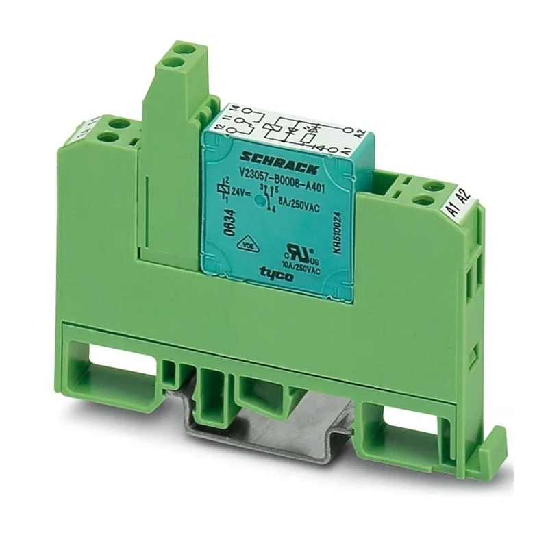 Phoenix Contact DIN Rail Interface Relay 24V dc Coil Voltage, 0.2A Switching Current, SPDT, VARIOFACE Series 2940090