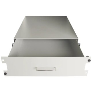 RS PRO Grey Steel 2U Server Rack Keyboard Drawer 35kg Load 483mm x 500mm 802-0267